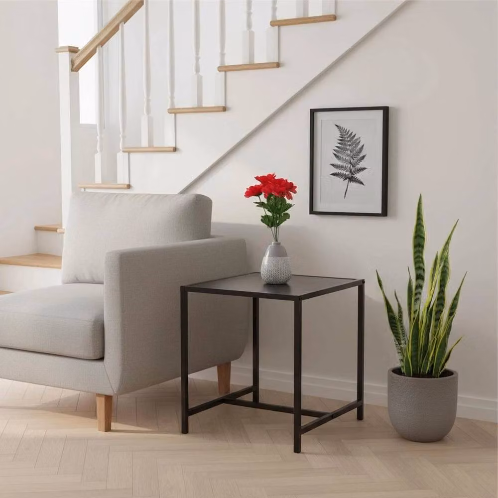 KORVIXA Modern Black Side End Table and Nightstand – 5