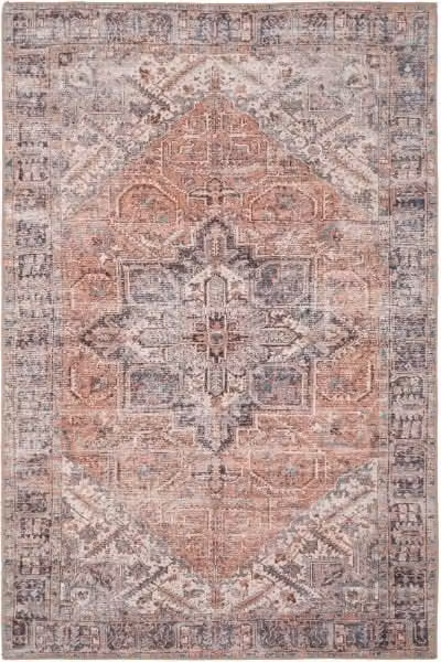 Kukoon Large Area Rug for Living Room, Bedroom or Hallway, Washable and Non-Slip, Copper, W: 200 cm, D: 290 cm