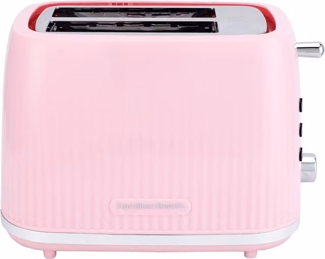 Hamilton Beach 2-Slice Toaster in Pink