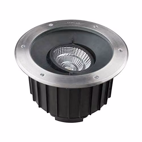 Netlighting Gea Recessed Outdoor LED Uplight, Grey, 3820lm, 2700K Warm White, IP67, Dimmable, Diameter: 30 cm – 1