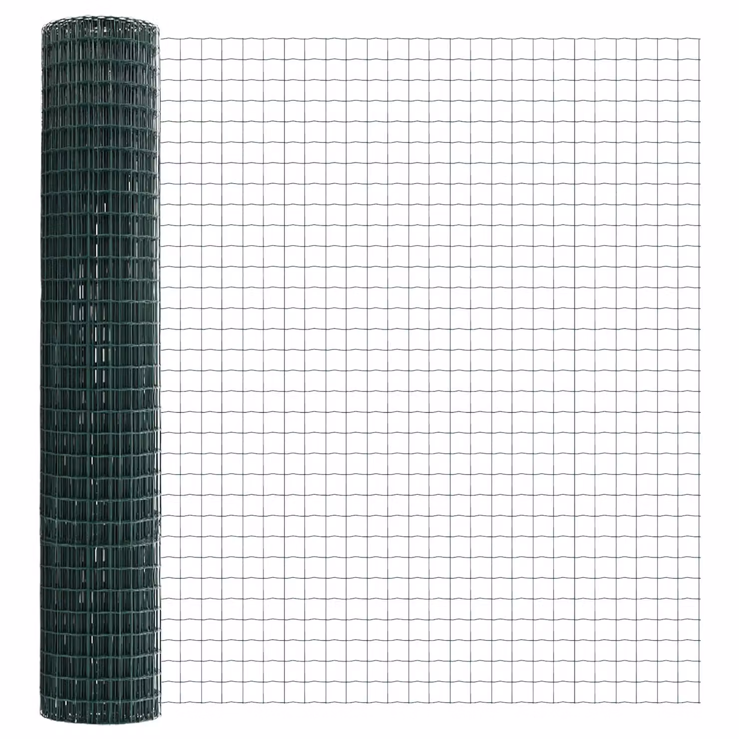 Berkfield Home Euro Fence Steel U-Profile with 5 U Posts, Green, W: 10 m, H: 1.6 m – 2