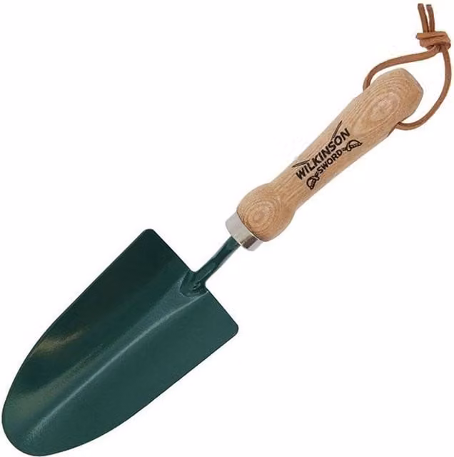 Wilkinson Sword Steel and Wood Trowel in Brown and Multicolour