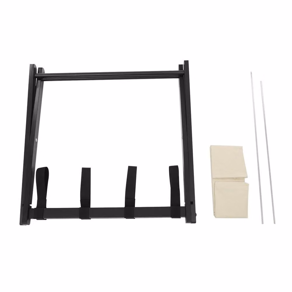 Kelvenix Modern Folding Luggage Rack in Beige – 2