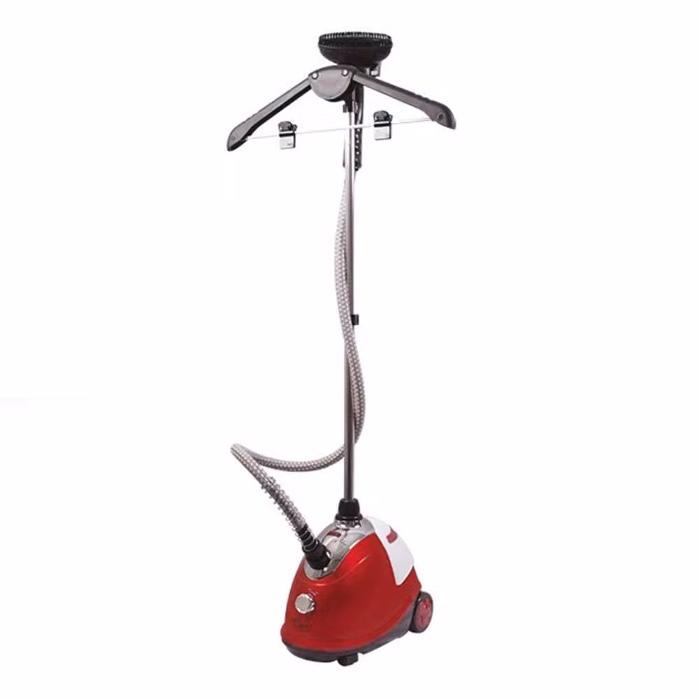 Dragodirect 1800W Upright Garment Steamer with 1.8L Water Tank in Red – 2