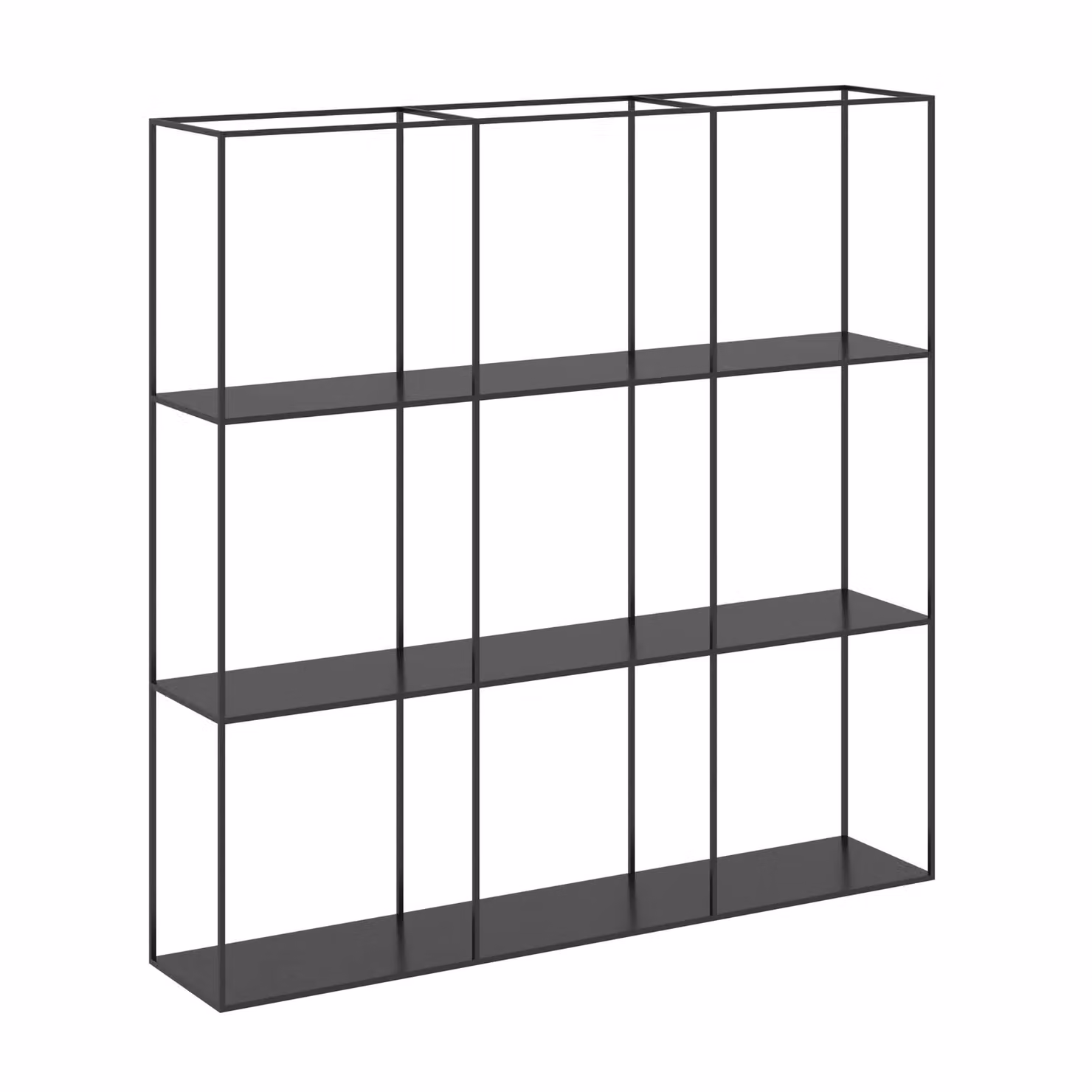 Dome Deco MANIFEST Rack L in Black or Brown Metal