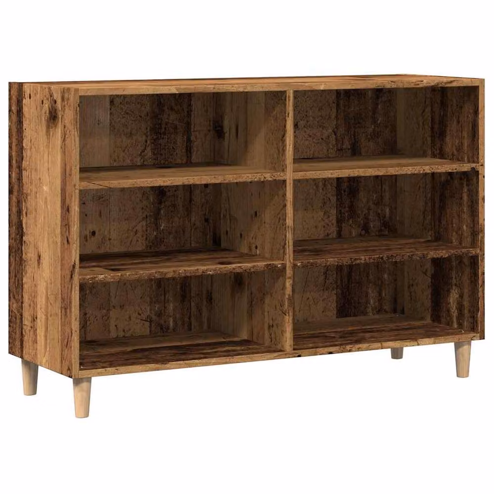 Berkfield Home Rustic Old Wood Sideboard in Brown, W/D/H: 103.5 x 35 x 70 cm – 2