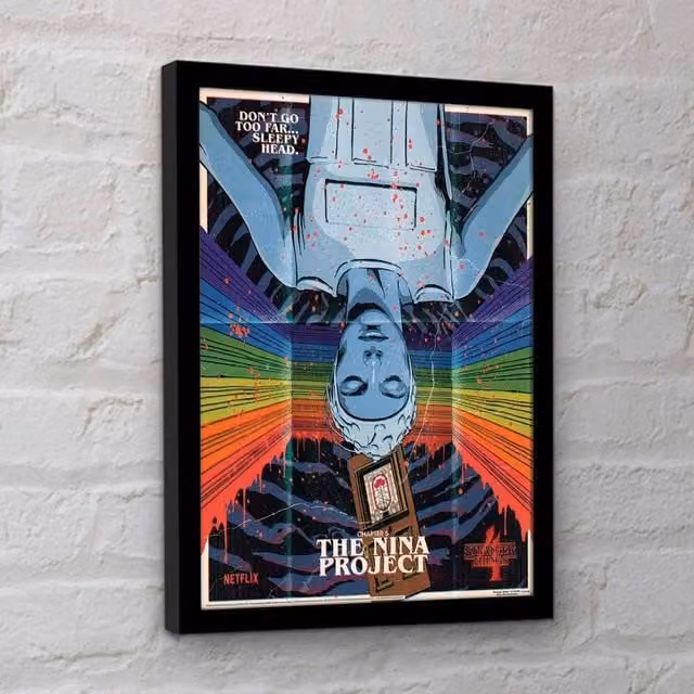 Stranger Things Chapter 5 The Nina Project Multicolour Paper Poster