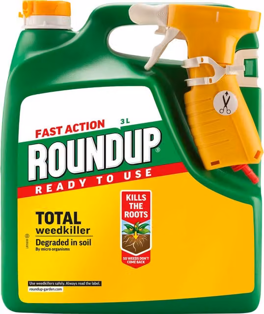 Roundup Fast Action Ready-To-Use Weed Killer Spray, 90 g