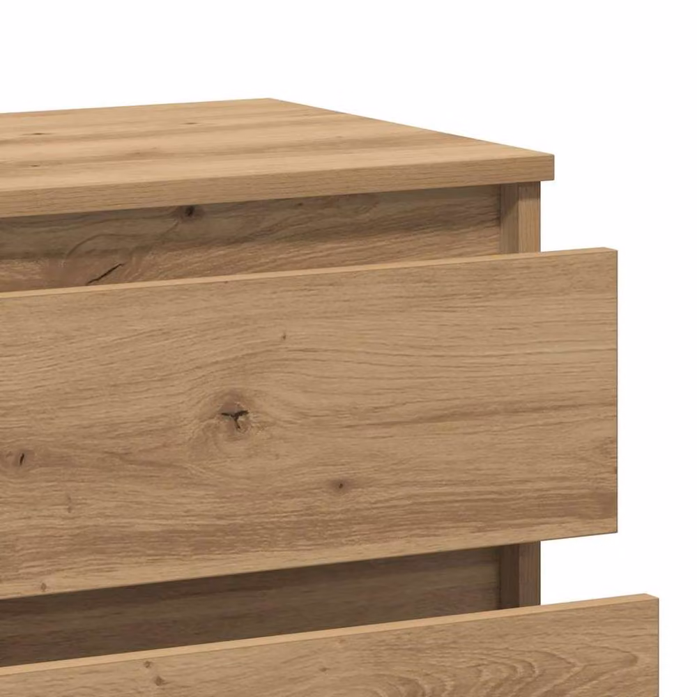 Berkfield Home Artisan Oak Sideboard in Brown, W/D/H: 60 x 35 x 70 cm – 4