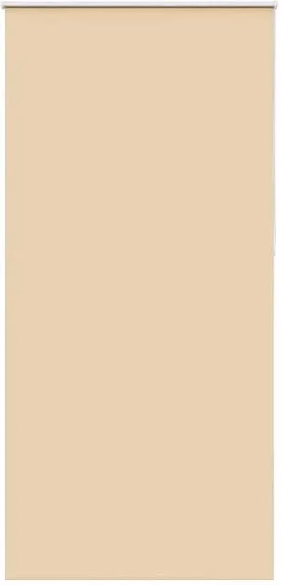 Berkfield Home Blackout Roller Blind in Beige, Thermal Insulating Polyester, W: 115 cm, H: 210 cm