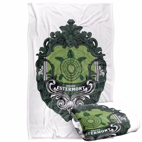 Warner Bros. Game of Thrones House Estermont Super Soft Silky Touch Fleece Throw Blanket, Multicolour, W: 91.44 cm x D: 147 cm