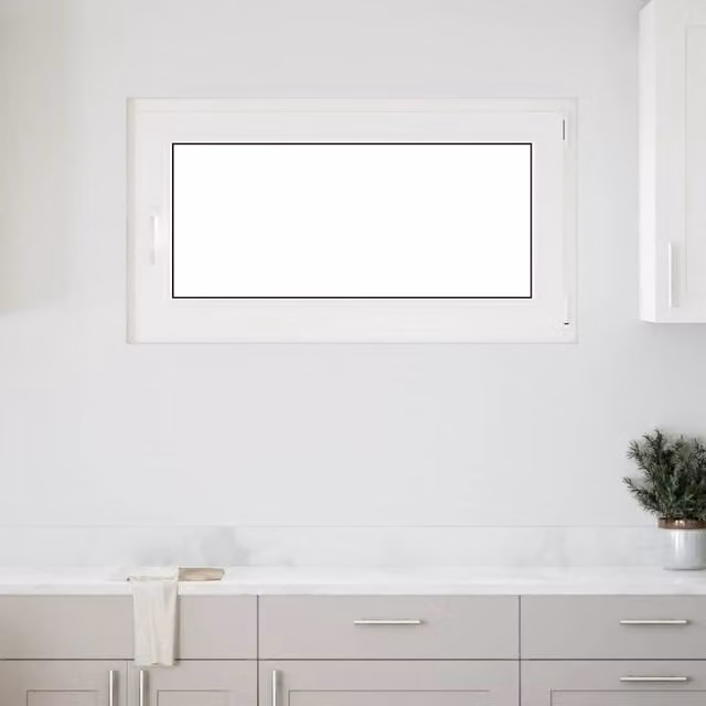 Berkfield Home RISOR Basement Tilt and Turn Window, Anthracite, W: 110 cm, H: 60 cm, DIN Right