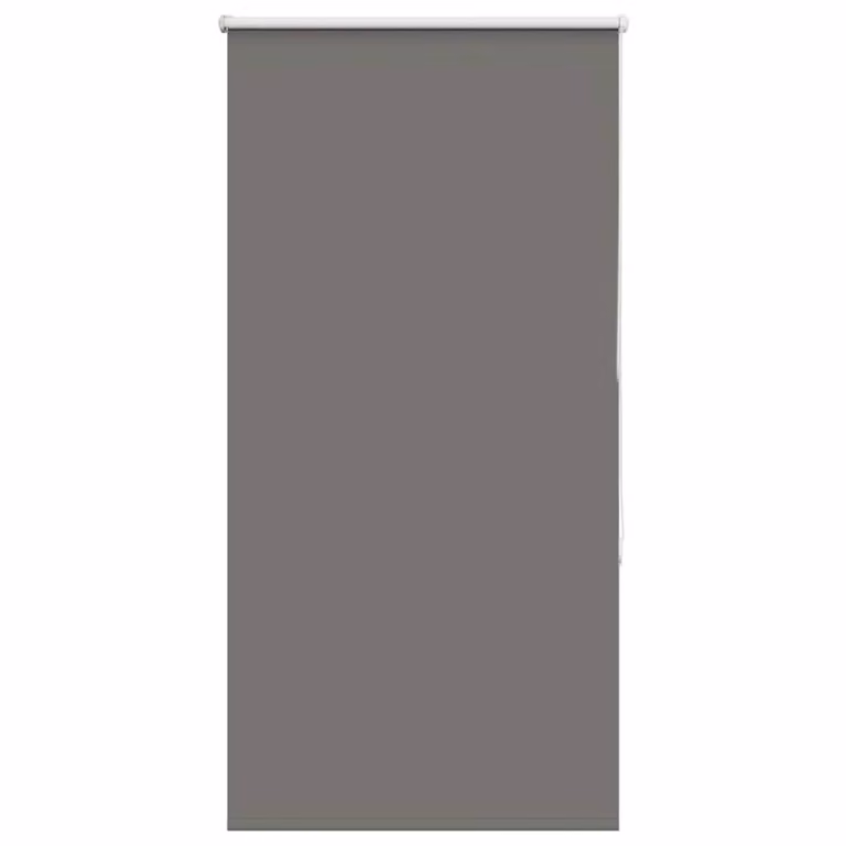 Berkfield Home Grey Blackout Roller Blind, Thermal Insulating Polyester, W: 70 cm, H: 150 cm