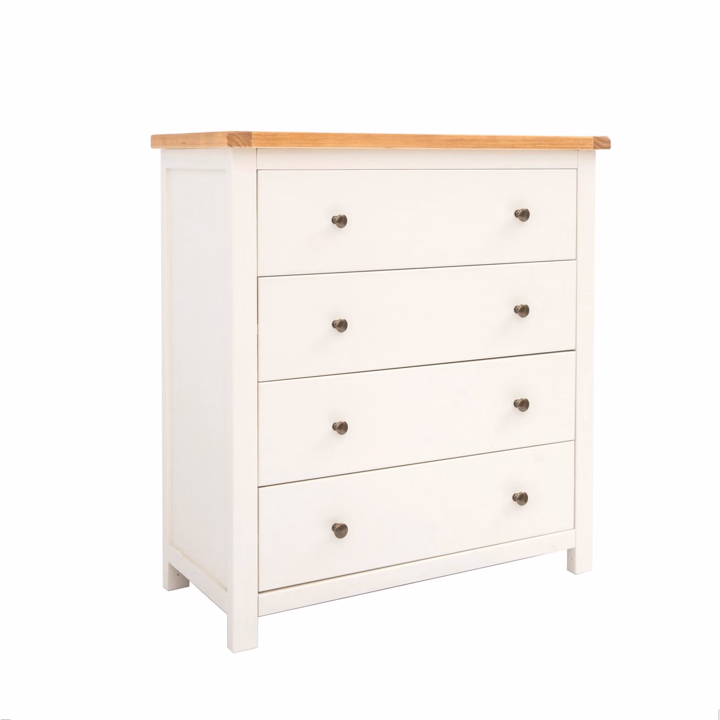 Cabinet Bits Maggiori 4 Drawer Chest of Drawers in Off-White with Gold Knobs – 2