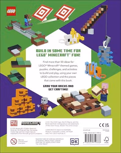LEGO Minecraft Games Book: 50 Fun Ideas to Play with Your LEGO Collection in Multicolour – 2