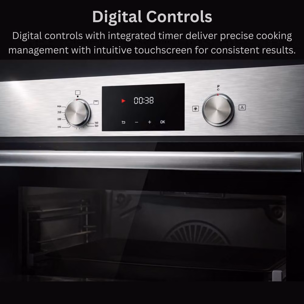 Teknix Stainless Steel Built-in Single Gas Oven, LPG Convertible, 69L, Metallic Silver, Energy Rating A – 2