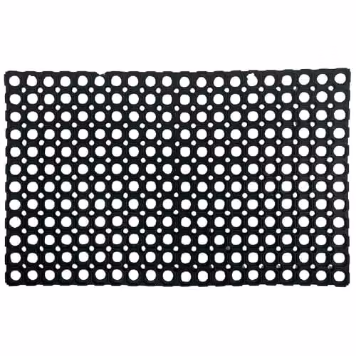 Ark Mat Black Rubber Safety Grass Mat for Playgrounds W: 150 cm, D: 100 cm, H: 1.6 cm