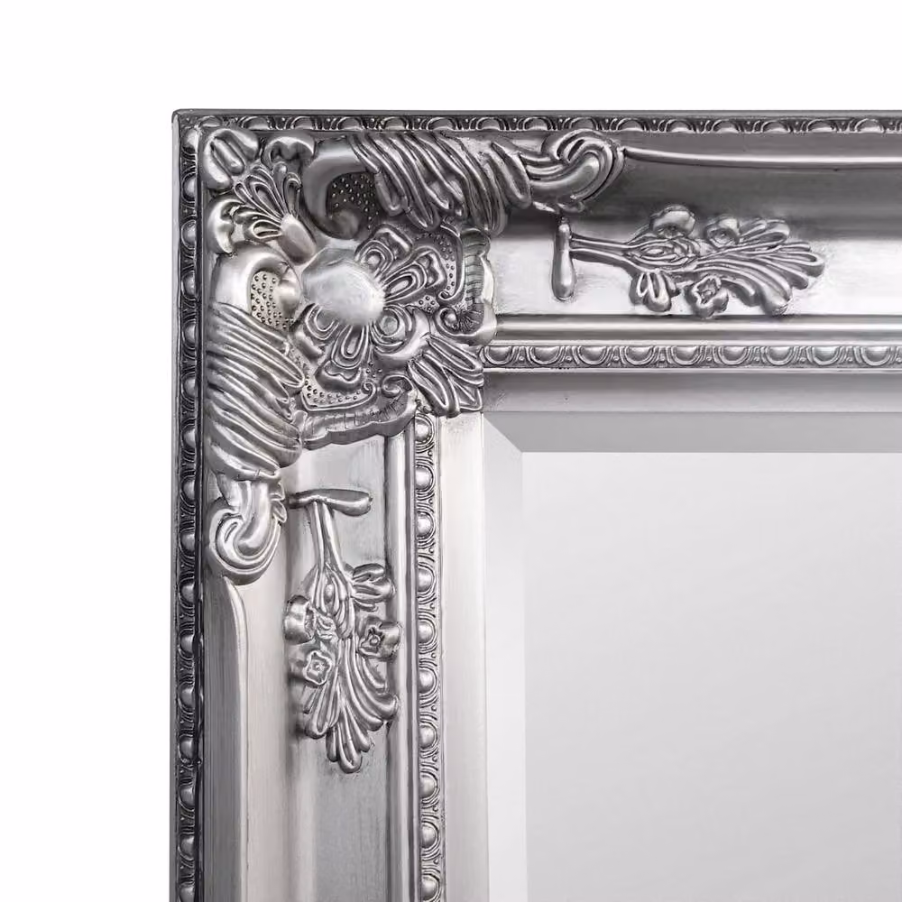 Cheshire Lumière Pewter Lean-To Dress Mirror in Grey, H: 170 cm, W: 70 cm – 4