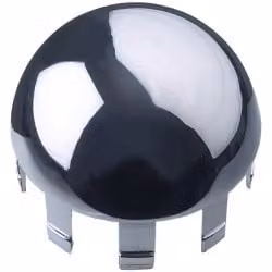 Rothley Handrail Dome Cap in Chrome Finish, Pack of 2