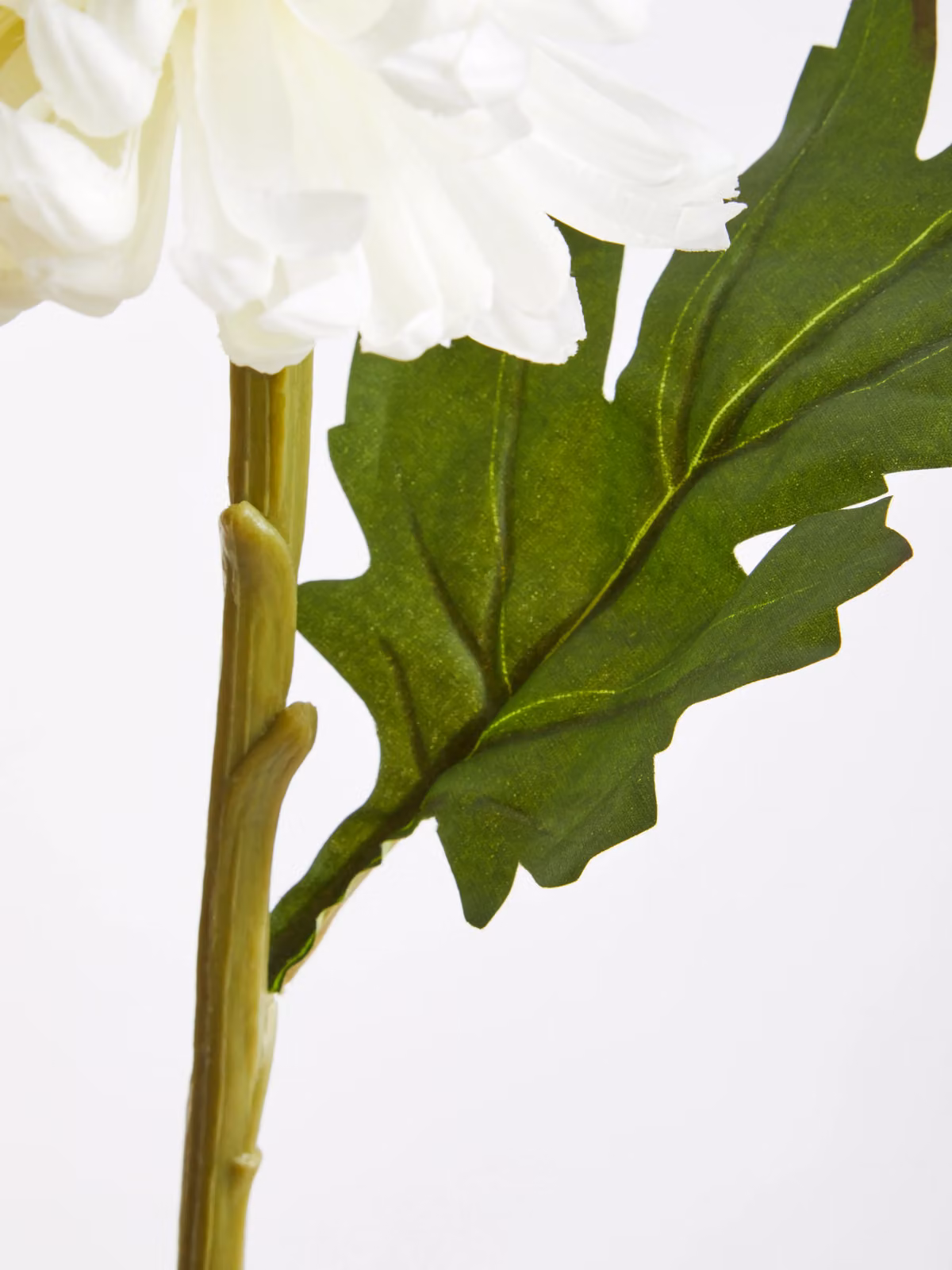 Orsina White Chrysanthemum Faux Flower Stem, Height: 84 cm – 2