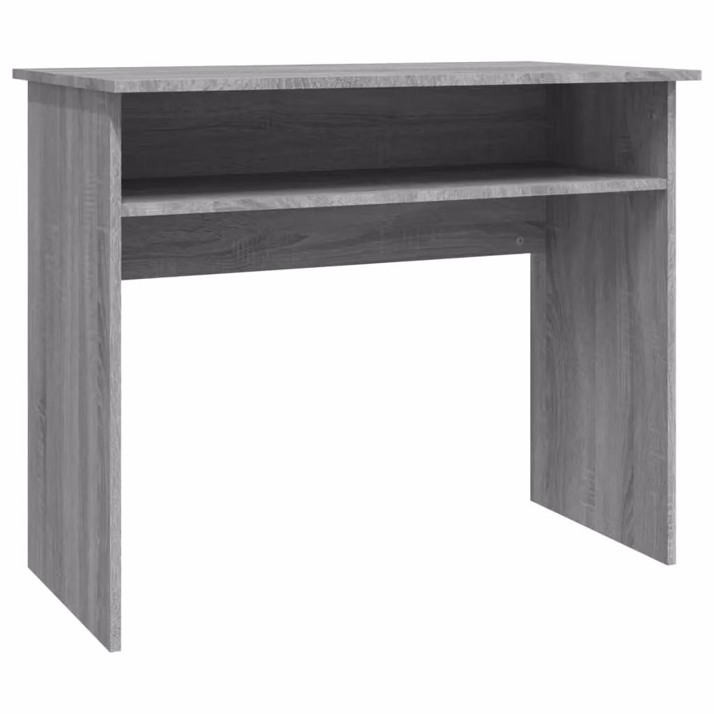 Berkfield Grey Sonoma Computer Desk in Engineered Wood W/D/H: 90 x 50 x 74 cm – 2