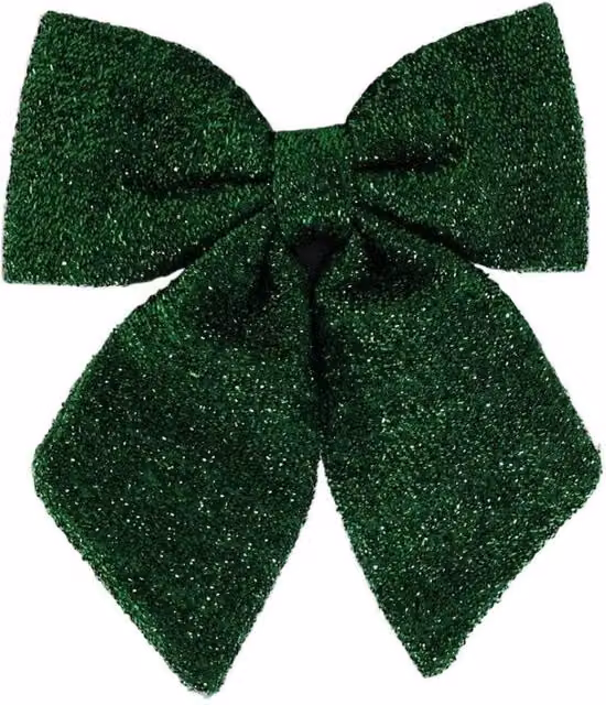 KDMD Green Metallic Bow, 3 Pack, 22 cm – 1
