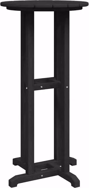 Berkfield Home Bar Table in Black, W/D/H: 55 x 55 x 107 cm – 1