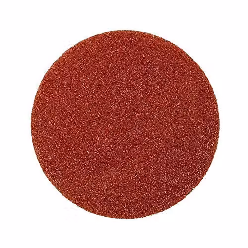 Abracs Red Hook and Loop Sanding Discs, 80 Grit, 125mm, Pack of 25