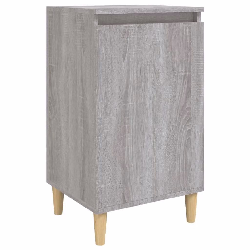 Berkfield Home Grey Sonoma Bedside Cabinet, W: 40 cm, D: 35 cm, H: 70 cm – 2