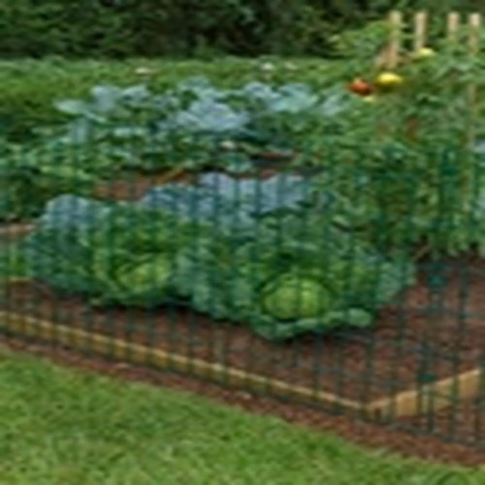 EONLION Green PVC Coated Galvanised Steel Single-Bar Garden Fencing Mesh – 3