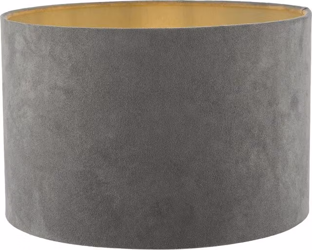 Dar Grey Fabric Cylinder Lamp WAN1339