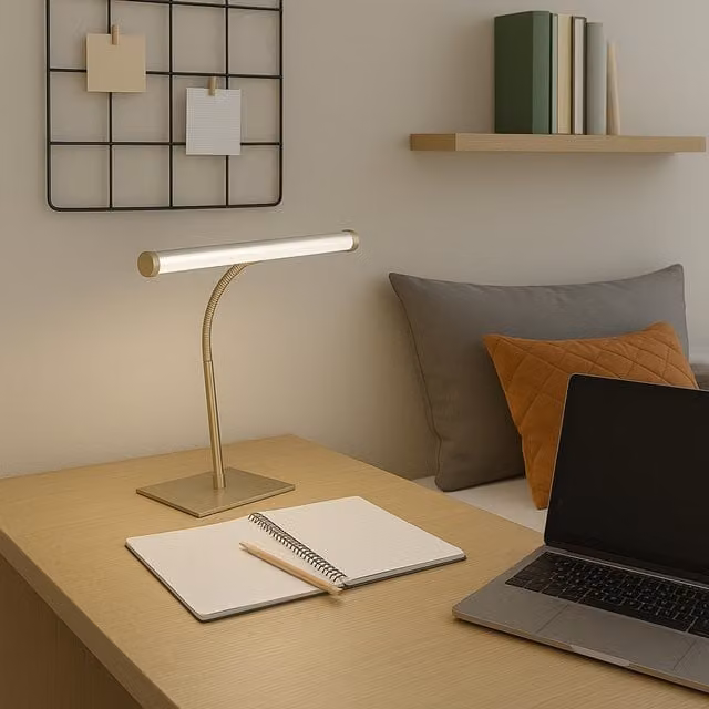 Eglo Riccione LED Tuneable White Adjustable Desk Lamp in Black