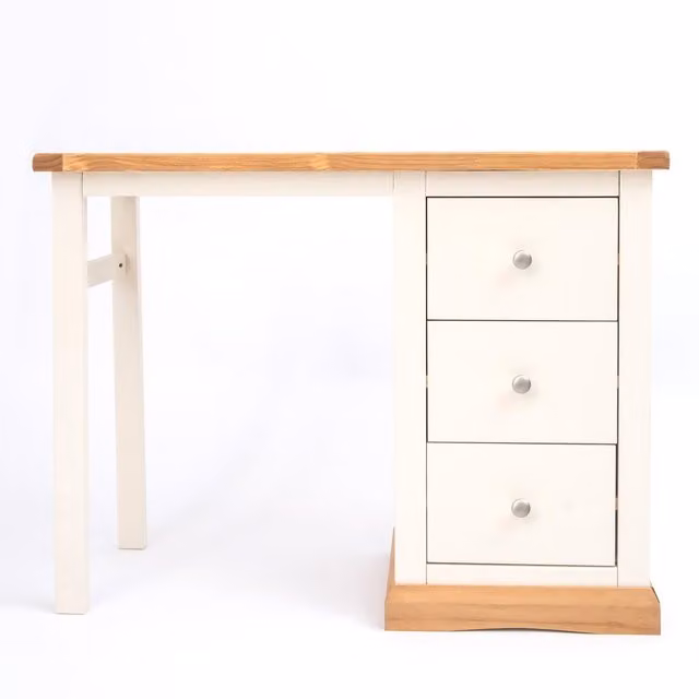 Cabinet Bits Trevi 3 Drawer Dressing Table in White