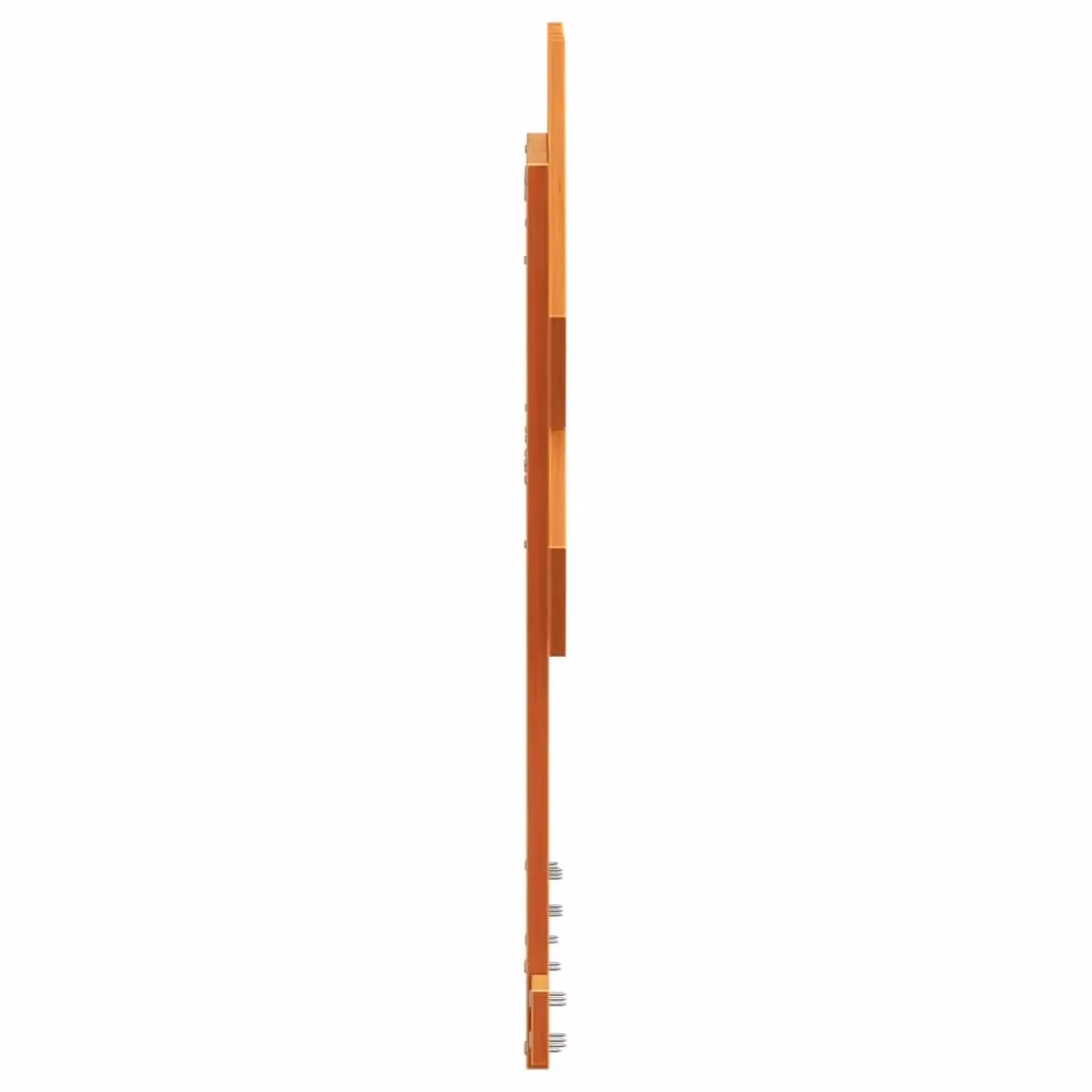 Berkfield Home Rustic Solid Wood Pine Headboard, Wax Brown, Width: 100 cm – 4