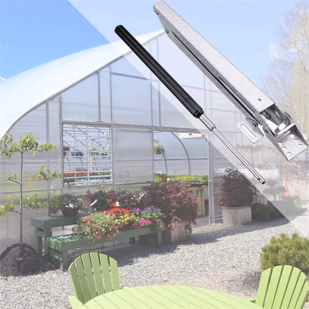 SPETLEK Automatic Heat Sensitive Greenhouse Window Opener Kit in Silver – 2