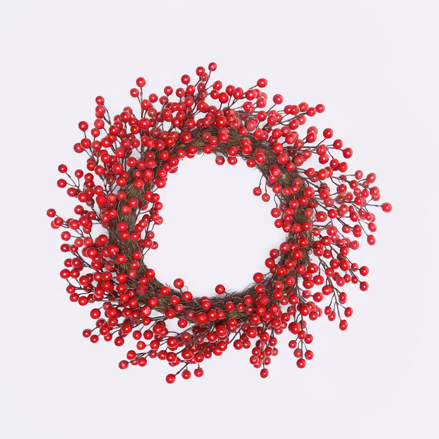 OHS Red Artificial Floral Wreath for Hanging Home and Party Decorations – 5