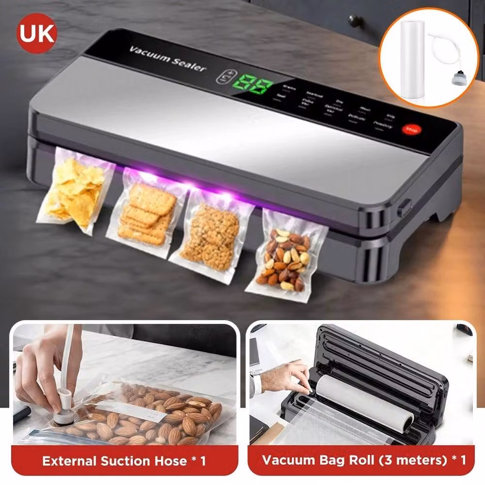 FLAVORA 12-in-1 Vacuum Food Sealer Machine in Black – 2