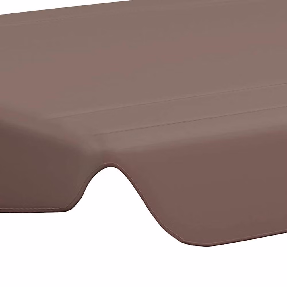 Berkfield Home Replacement Canopy for Garden Swing, Brown, W: 150 cm, D: 105 cm, H: 70 cm – 4