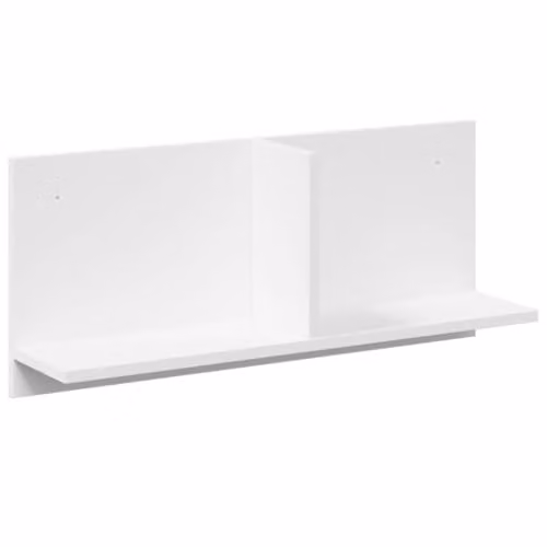 vidaXL Wall Mounted Cabinet in White MDF, W/D/H: 70 x 30 x 30 cm