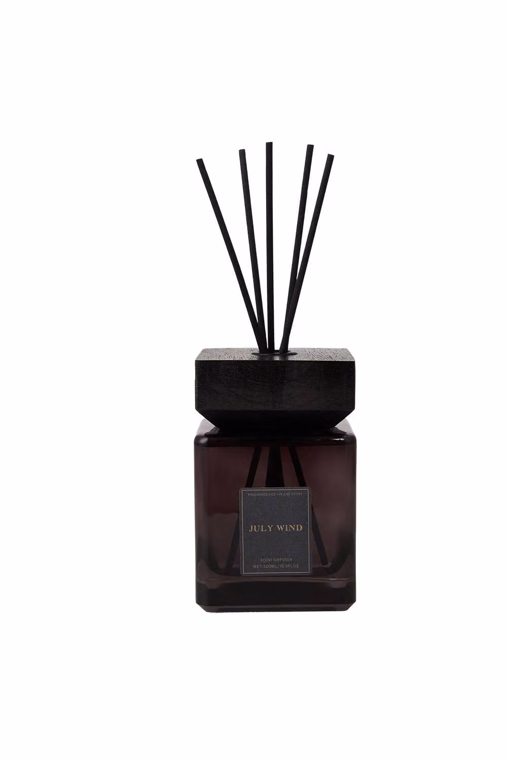 Living and Home Hotel Scented Reed Diffuser Set, Black, 500ml, Fresh Fruity and Woody Fragrance – 2
