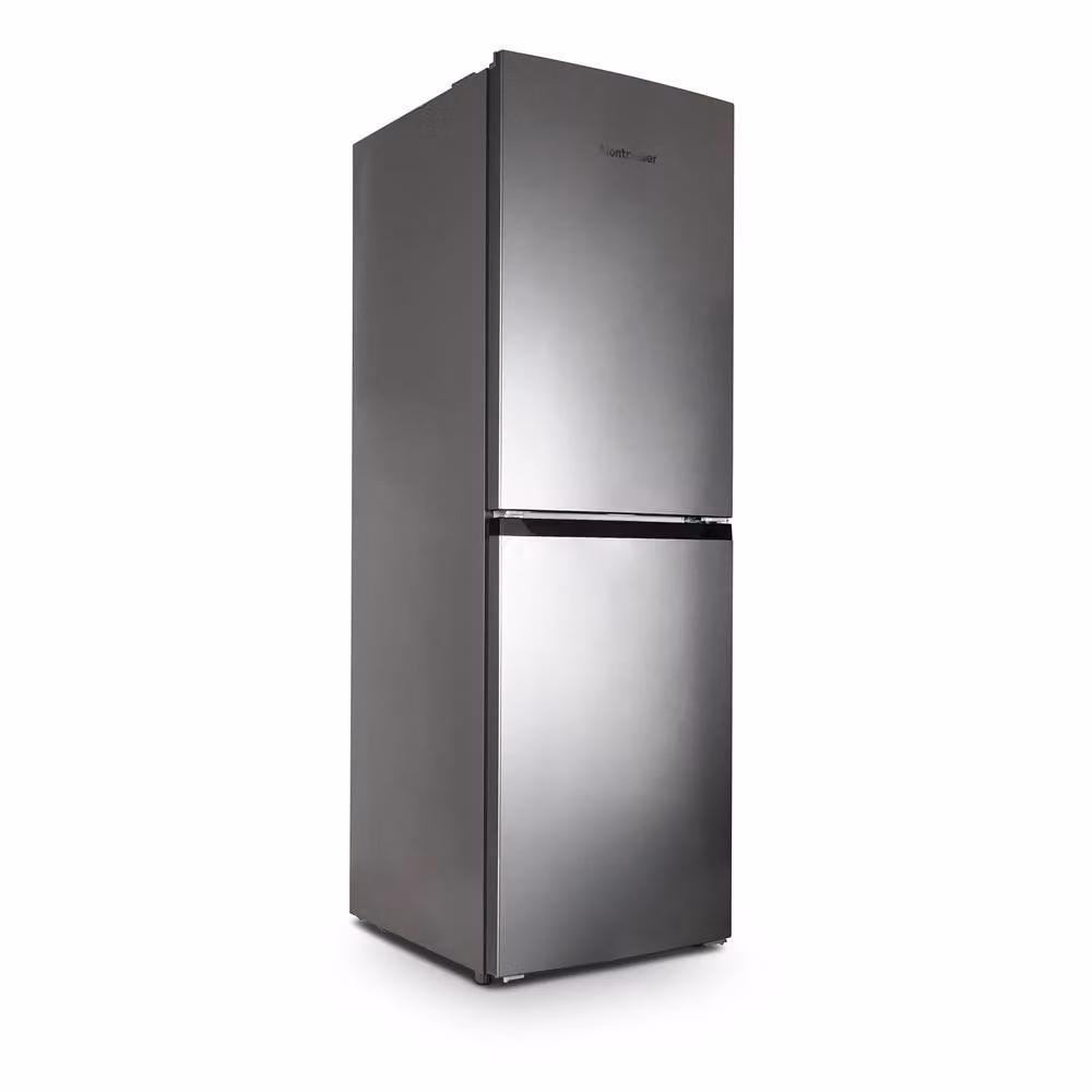 Montpellier MNF167ES Silver Fridge Freezer with 230L Capacity, No Frost and Reversible Door, H 223 x W 54.5 x D 62 cm – 2