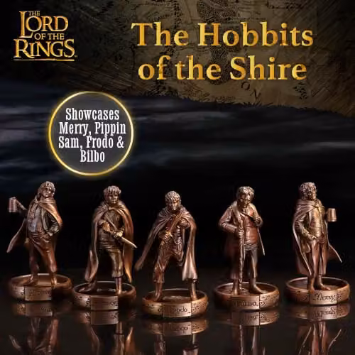 Nemesis Now Lord of the Rings Shire Hobbits Bronze Figurines – 2