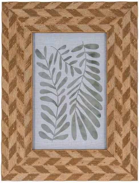 Hill Interiors Nord Single Rectangular Wood Photo Frame in Brown, 10 x 15 cm