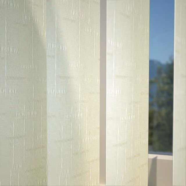 Terrys Sicily Made to Measure Blackout Vertical Blind in Oyster Textile