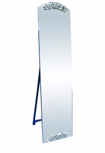 Minster Handcrafted Rectangular Freestanding Glass Mirror, H 160 x W 40 x D 1 cm