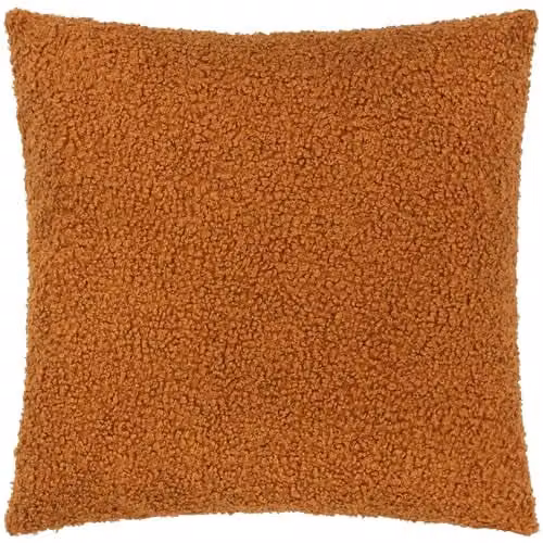 Yard Cabu Square Polyester Filled Cushion in Orange, W/D/H: 55 x 55 x 55 cm