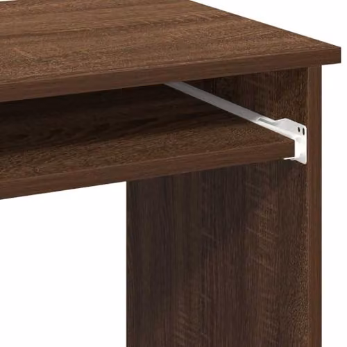 vidaXL Modern Computer Desk in Brown, W/D/H: 84 x 40 x 78 cm – 6