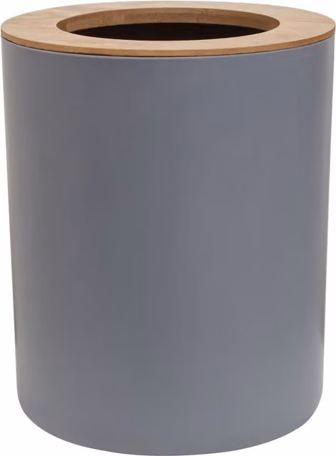 Orsina Canyon Dust Bin in Grey and White, W/D/H: 24.0 x 20.0 x 20.0 cm
