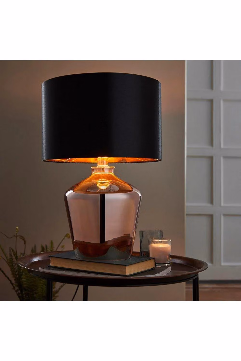 Netlighting Waldorf Table Lamp in Copper and Transparent Glass with E27 Socket – 2
