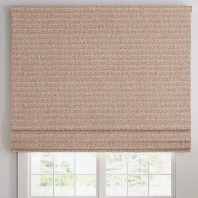 ANTE DECOR Hera Made To Measure Blackout Roman Blind in Coral